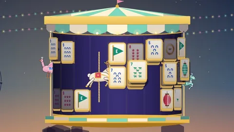 Carousel Tiles gameplay: mahjong 3d game you can play free in your browser