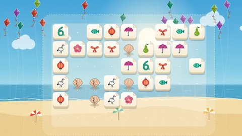 Kite Lines gameplay: connect pairs game you can play free in your browser