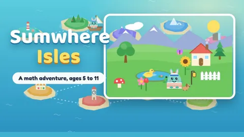 Sumwhere Isles gameplay: math adventure game you can play free in your browser