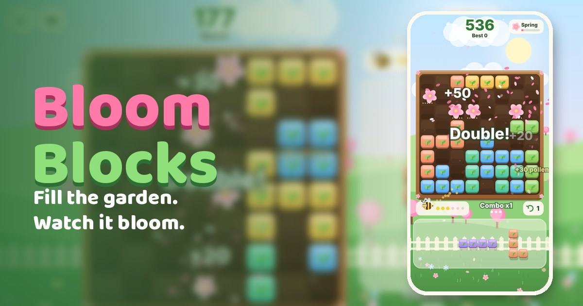 Bloom Blocks gameplay