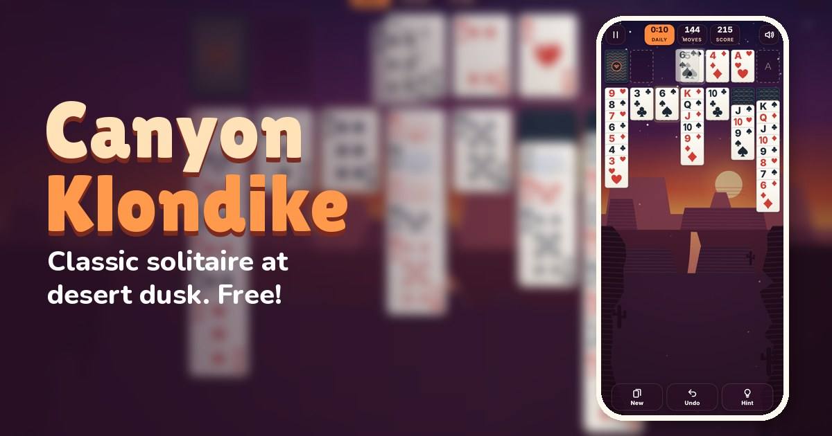 Canyon Klondike gameplay