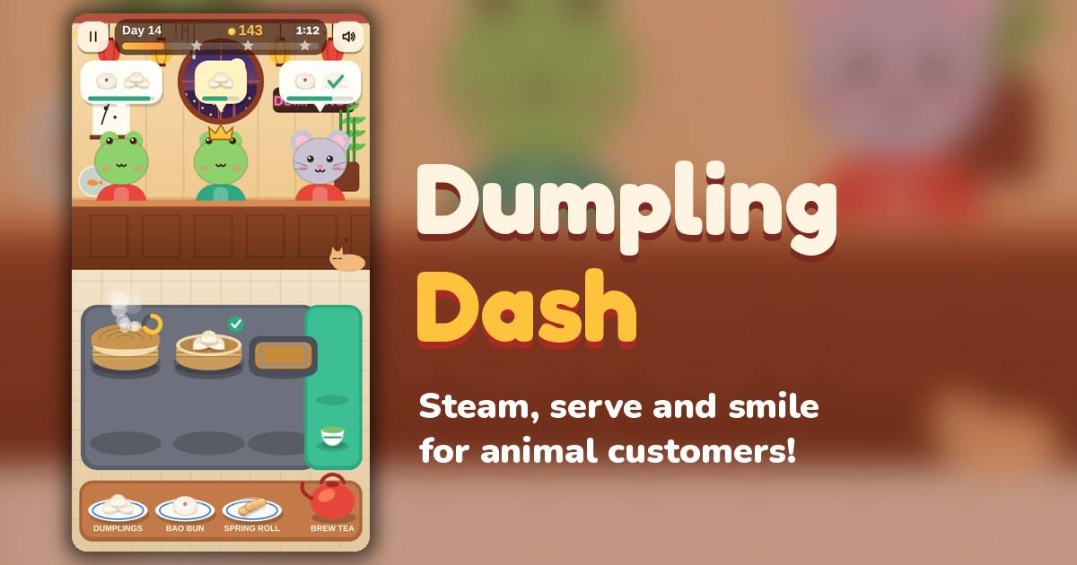 Dumpling Dash gameplay