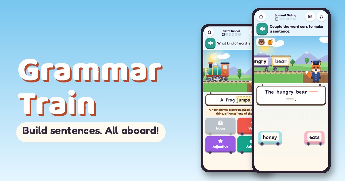 Grammar Train gameplay