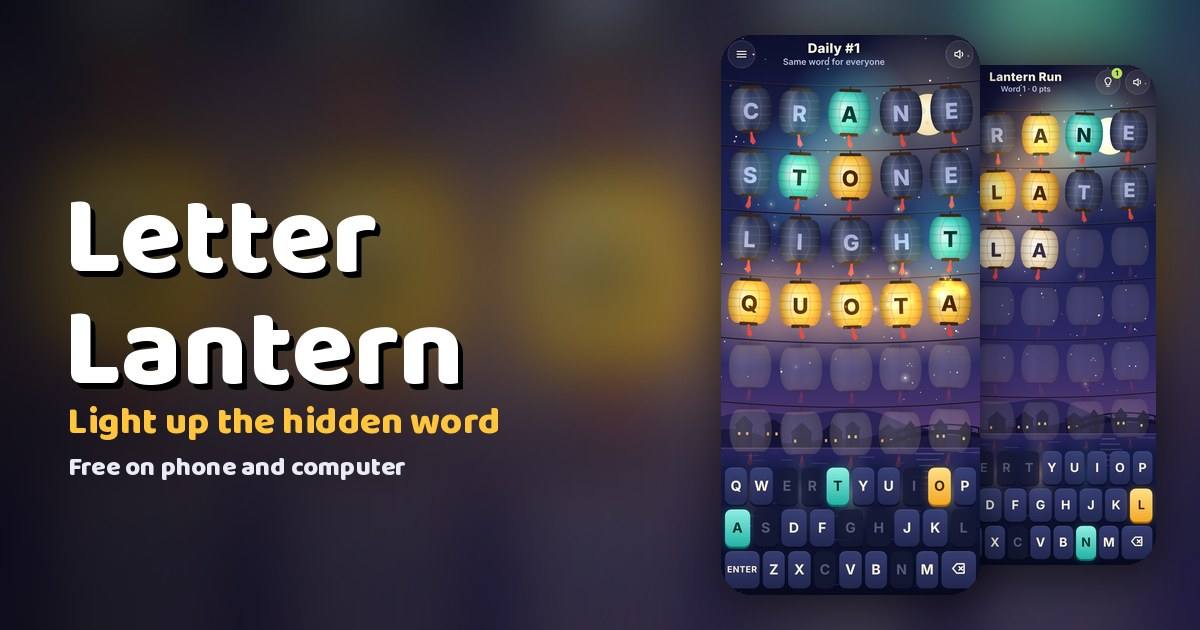 Letter Lantern gameplay