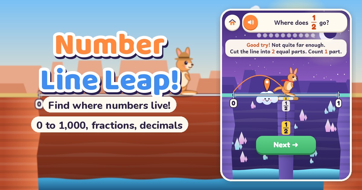 Number Line Leap gameplay