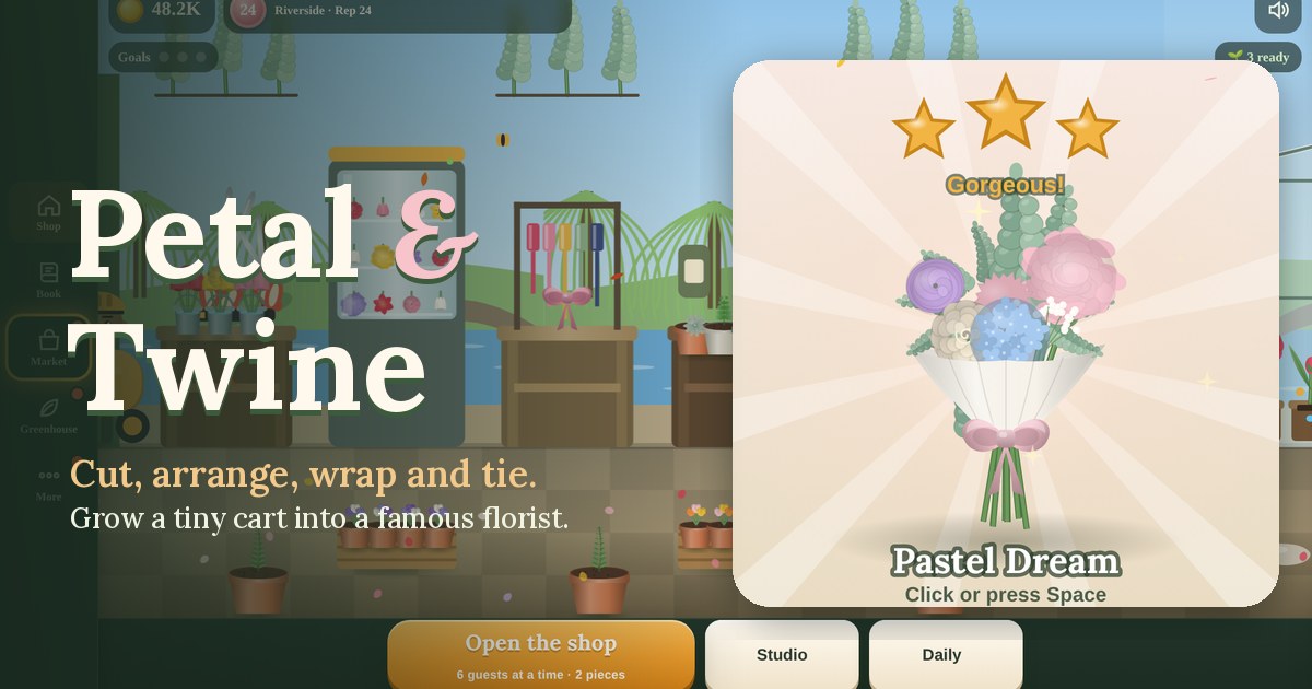 Petal & Twine gameplay