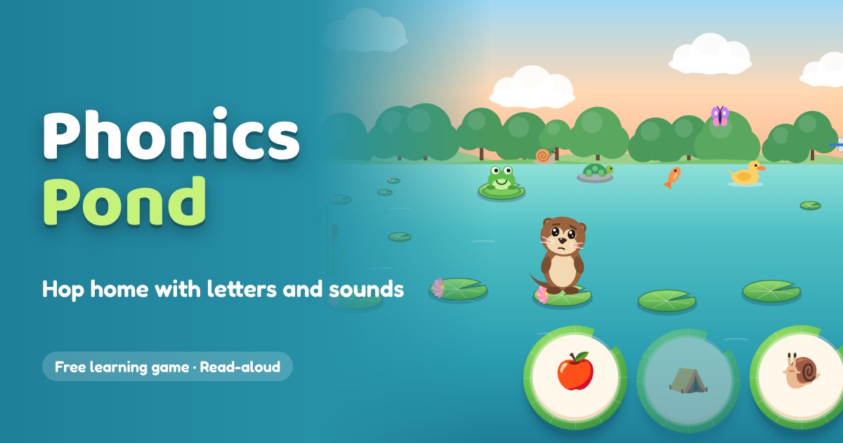 Phonics Pond gameplay