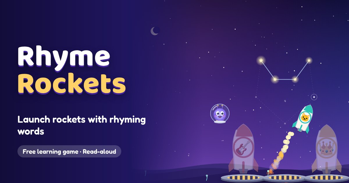 Rhyme Rockets gameplay