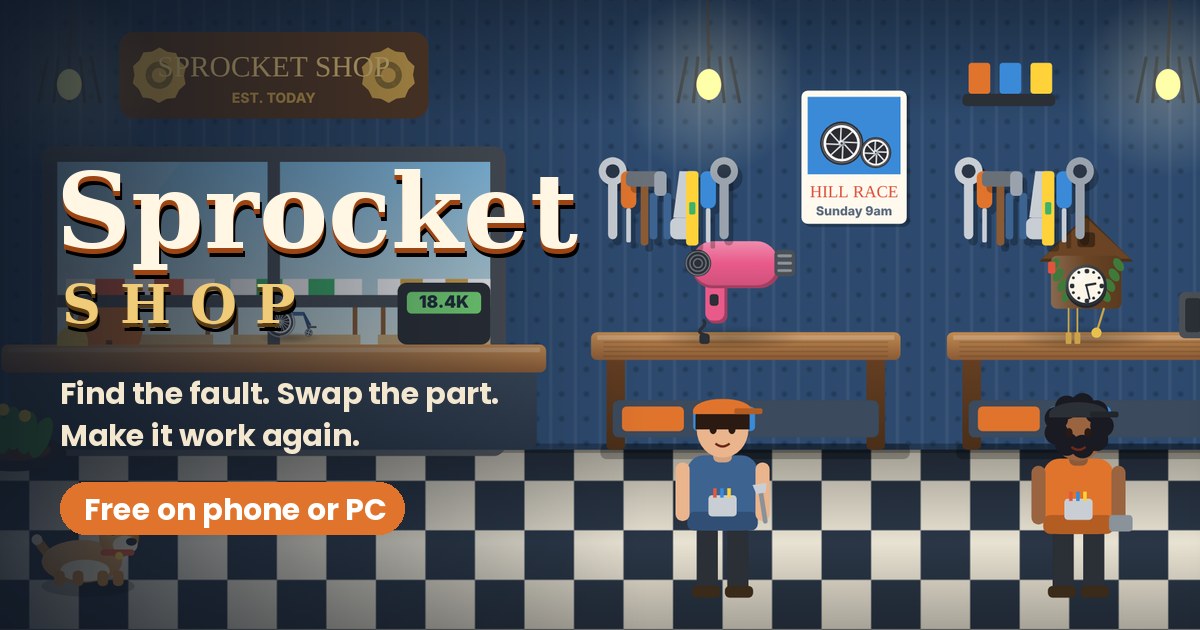 Sprocket Shop gameplay