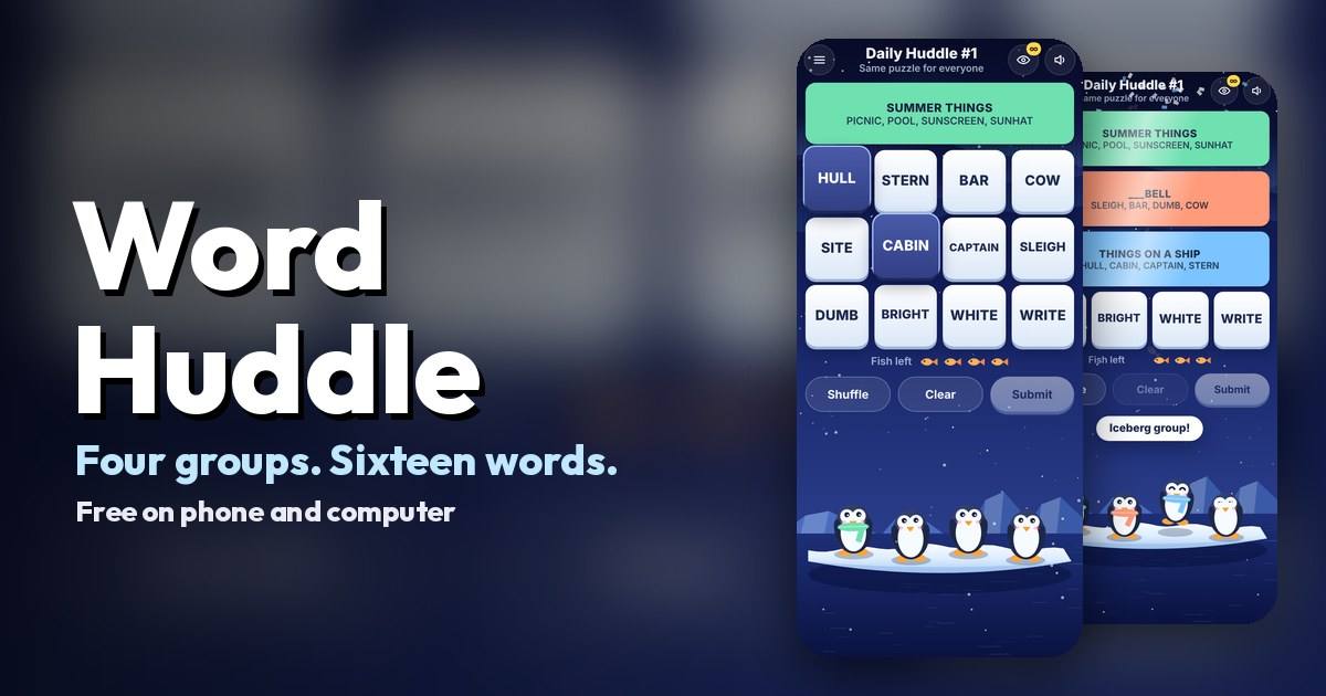 Word Huddle gameplay